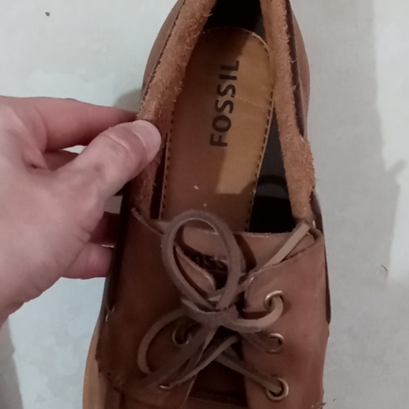 FOSSIL BOAT SHOES SIZE 12 - Picture 3 of 4